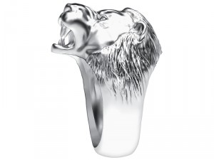 ring 010 lion 3D Принт Модель