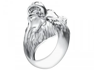 ring 010 lion 3D Print Model