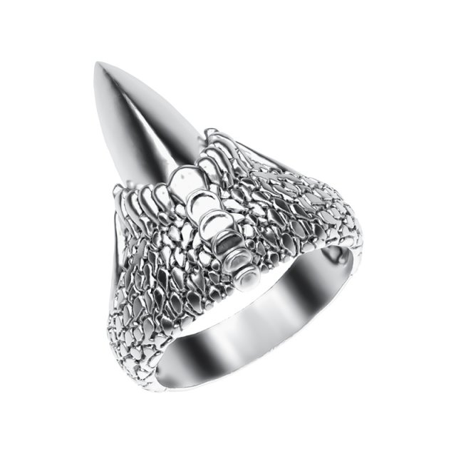 ring 011 claw 3Dプリントモデル .c4d .max .obj .3ds .fbx .stl .blend