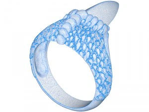 ring 011 claw 3D Print Model