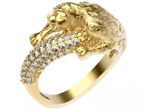 ring 012 panther 3D Print Model