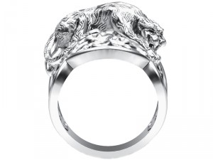 ring 013 panther Modello di stampa 3D
