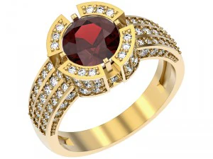 반지 014 보석 3D 프린트 모델