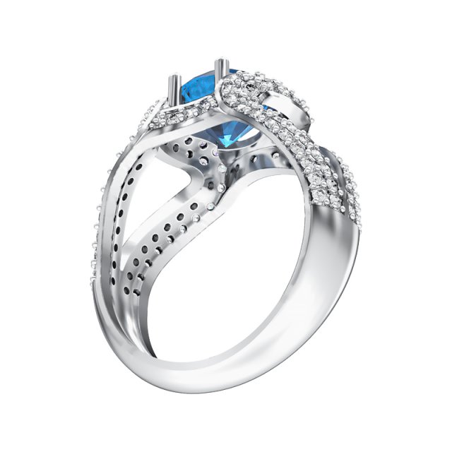 Download ring 015 gemstone 3D Model