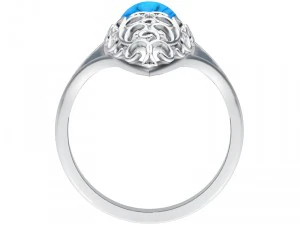 ring 016 cabochon 3D Print Model