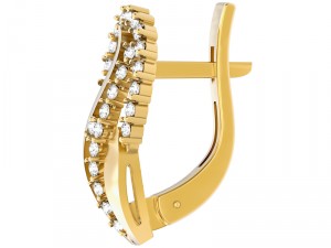 earrings 017 lightweight Modèles 3D en vedette