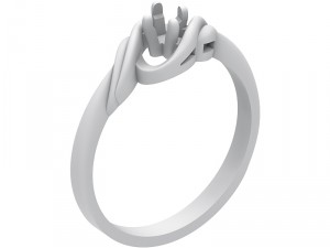 ring 018 engagement 3D Принт Модель