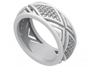 ring 019 wedding 3D Print Model