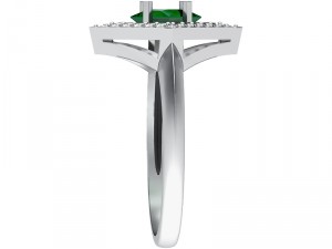 ring 021 gemstone 3Dプリントモデル