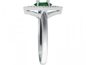 anel 021 pedra preciosa Modelo de Impressão 3D