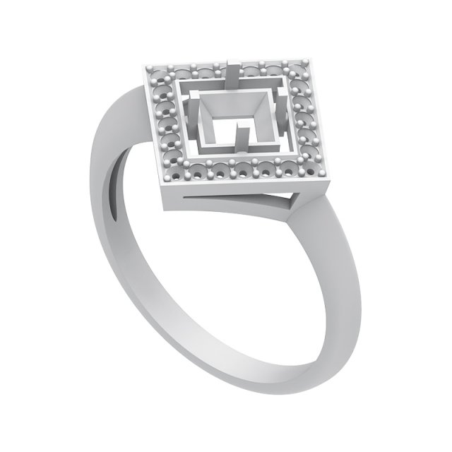 Download ring 021 gemstone 3D Model