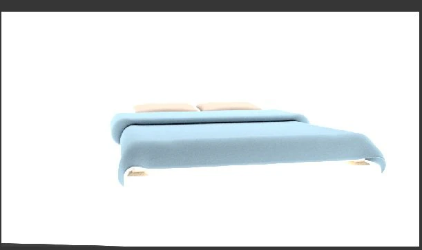 yatak 3D Model .c4d .max .obj .3ds .fbx .stl .blend