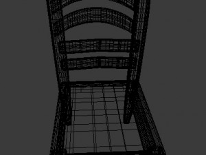 woodenchair 3D 모델
