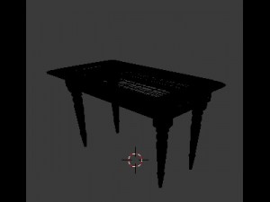 woodentable Modello 3D
