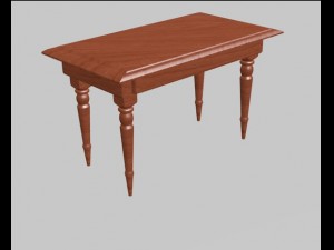 woodentable Modello 3D