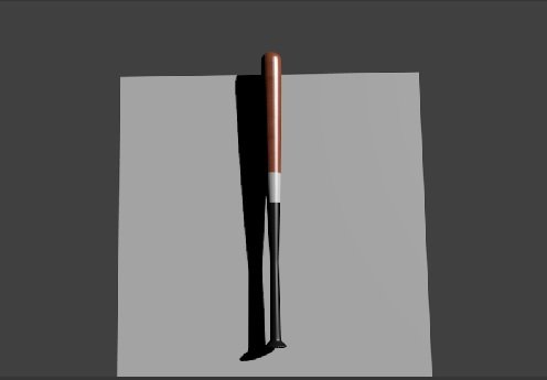 woodenbaseballbat 3D Model .c4d .max .obj .3ds .fbx .stl .blend 