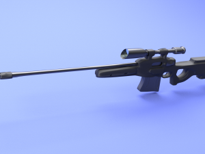 sniper Modelo 3D