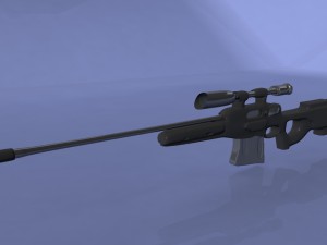 sniper Modelo 3D
