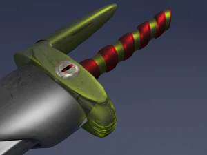 spada demoniaca Modello 3D