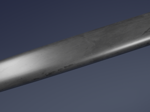 demonic sword Model 3D