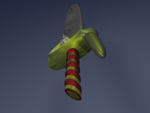 demonic sword Model 3D