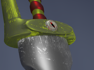 demonic sword Model 3D