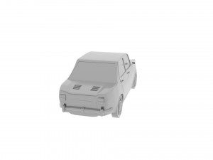 Simca 100 3D Model
