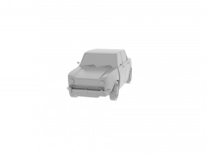Simca 100 3D Model