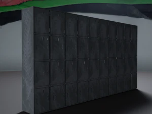 Lockers 3D Model