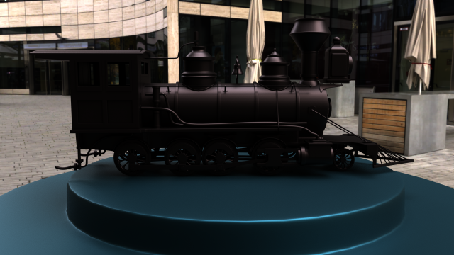 tren Modello 3D .c4d .max .obj .3ds .fbx .stl .blend