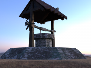 water well 3D-Modell