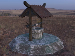 water well 3D-Modell