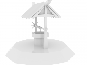 water well 3D-Modell