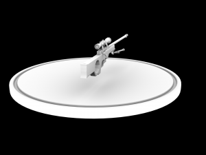 sniper Modello 3D