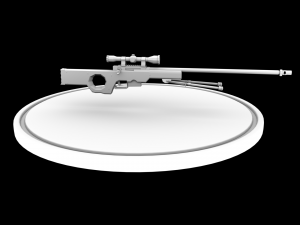 sniper Modello 3D