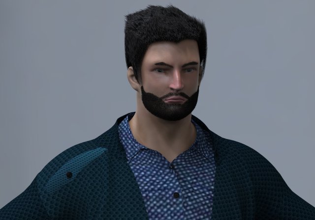 man character Model 3D .c4d .max .obj .3ds .fbx .stl .blend 