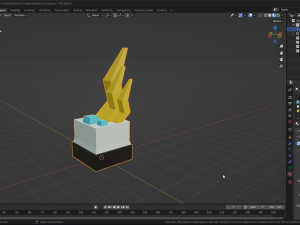 Abstract Zeus Sculpture Modello 3D
