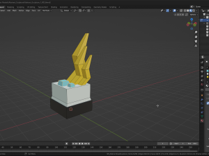 Abstract Zeus Sculpture Modello 3D