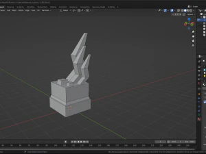 Abstract Zeus Sculpture 3D Model