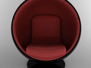 ball chair finnish eero aarnio 60s 3D Model