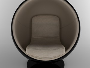ball chair finnish eero aarnio 60s Modelo 3D