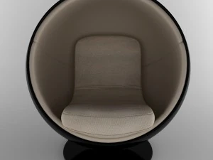 ball chair finnish eero aarnio 60s 3D Model