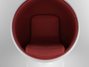 ball chair finnish eero aarnio 60s Modelo 3D