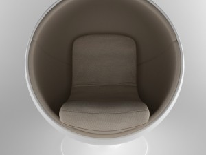 ball chair finnish eero aarnio 60s Modelo 3D