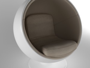 ball chair finnish eero aarnio 60s Modelo 3D