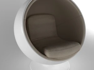 ball chair finnish eero aarnio 60s 3D Model