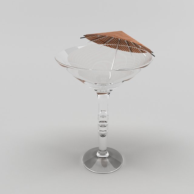 cocktail glass Modelo 3D .c4d .max .obj .3ds .fbx .stl .blend 