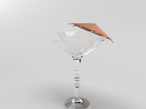 cocktail glass Modelo 3D