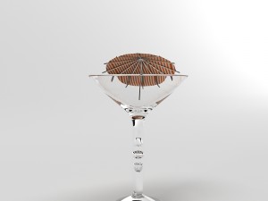 cocktail glass Modelo 3D
