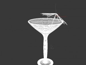 cocktail glass Modelo 3D